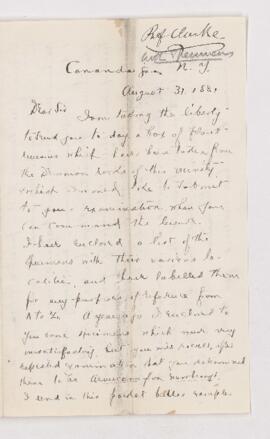 Letter, 31 August 1881