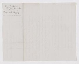 Letter from Robert G. Leckie to B.J. Harrington, written from Sherbrooke P.D..