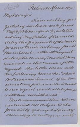 Letter, 24 June 1875