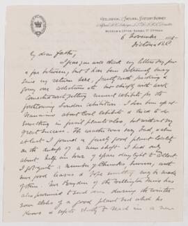 Letter, 6 November 1885