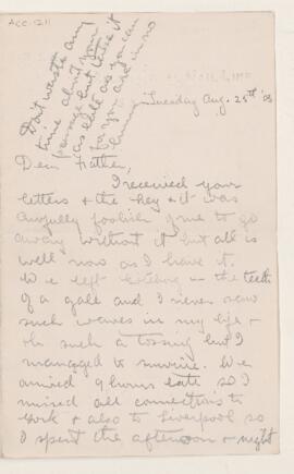 Letter, 25 August 1903