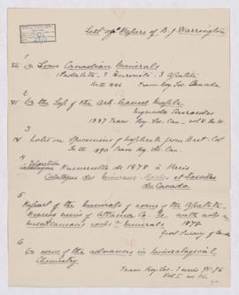 List of Papers written by B. J. Harrington