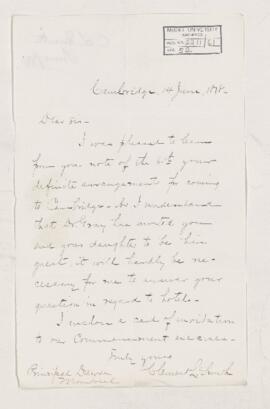 Letter, 14 June 1878