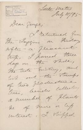 Letter, 10 July 1895