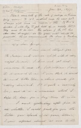 Letter, 23 January 1877