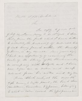 Letter, 1849