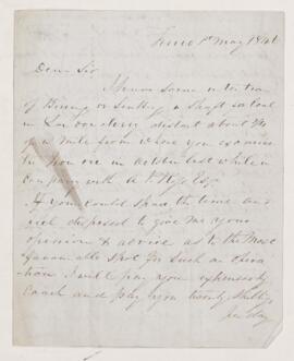 Letter, 1 May 1846