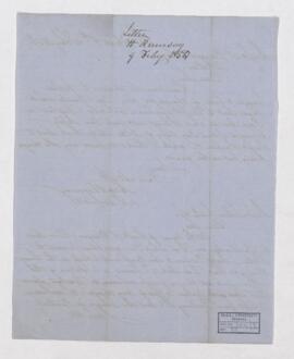 Letter, 9 February 1856