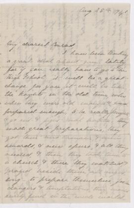 Letter, 28 August 1894