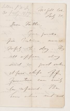 Letter, 30 July 1857