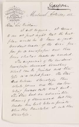 Letter from Samuel E. Dawson