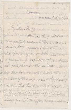 Letter, 27 July 1885