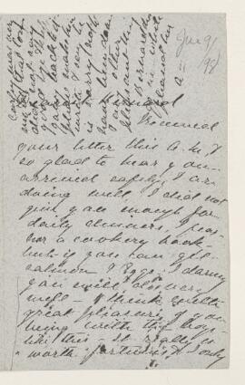 Letter, 9 June 1898