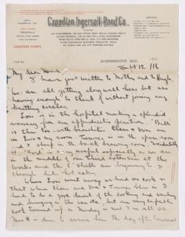 Letter, 12 September 1916