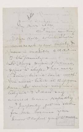 Letter, undated