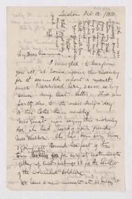 Letter, 13 October 1870