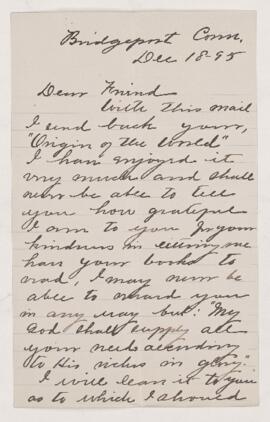 Letter, 18 December 1895