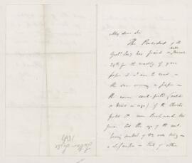 Letter, 1 March 1847