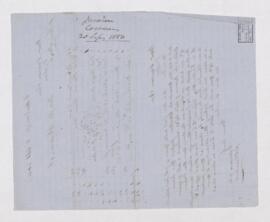 Account, 4 November 1850