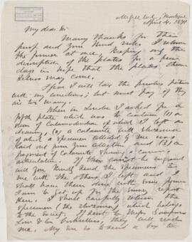 Letter, 4 April 1871.