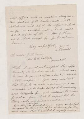 Letter, March 1867