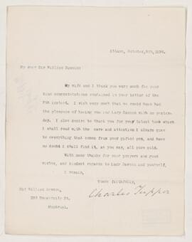 Letter, 9 October 1896