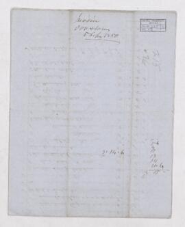 Account, 26 July 1850