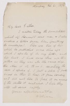 Letter, 21 February 1876