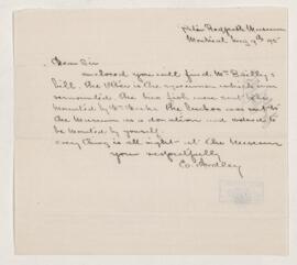 Letter, 9 August 1895