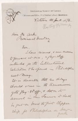 Copy of letter, 18 January 1876