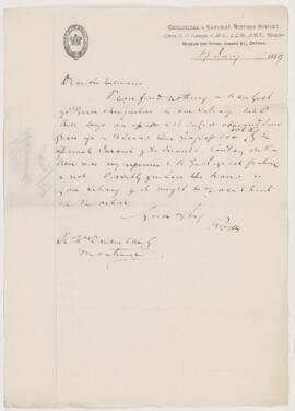 Letter, 17 January 1889