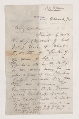 Letter, 4 October 1878