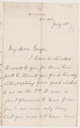 Letter, 4 July 1890