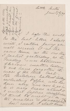 Letter, 17 June 1899