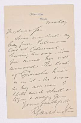 Letter, June 1882