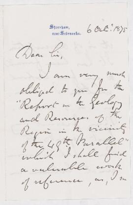 Letter, 6 October 1875