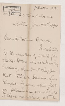 Letter, 28 January 1898