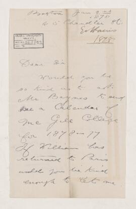 Letter, 2 January 1878