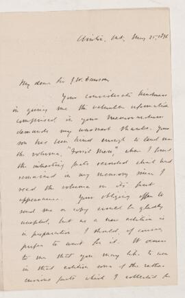 Letter, 25 May 1896