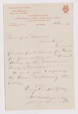 Letter, 30 April 1886