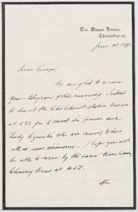 Letter, 10 June 1892