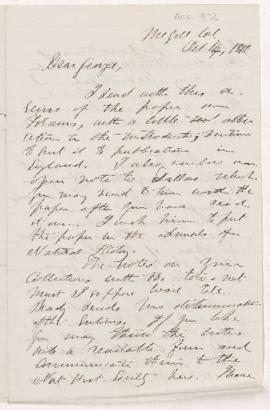 Letter, 14 October 1870