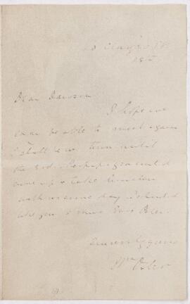 Letter, undated