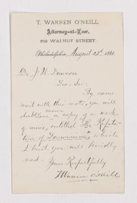 Letter, 23 August 1881