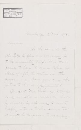 Letter, 12 March 1878