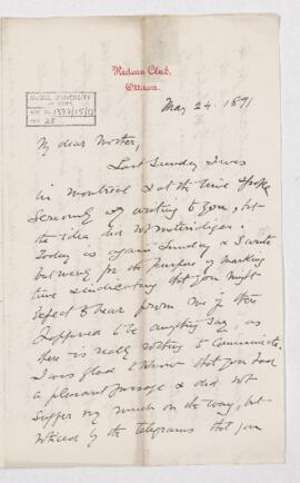 Letter, 24 May 1891