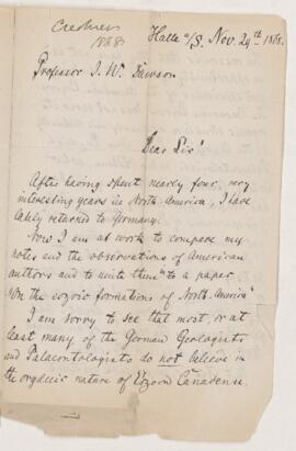 Letter, 29 November 1868