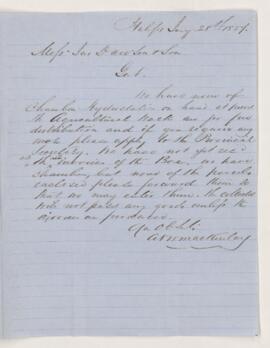 Letter, 28 January 1857