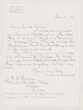 Letter, 4 January 1879