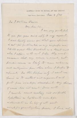 Letter, 8 November 1888